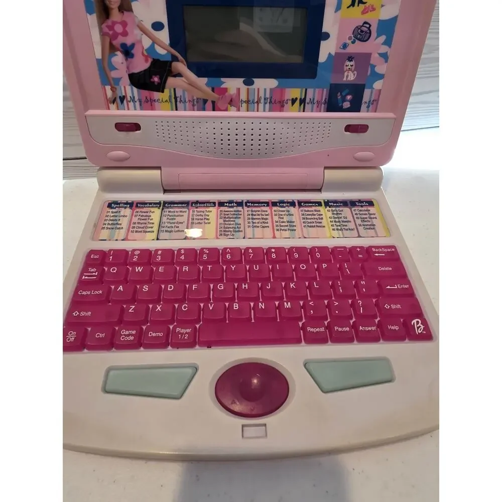 Barbie B-Book Laptop Educational Toy Vintage